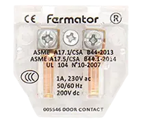 Contacto De Puerta Fermator Asme Tipo A - A17 Contacto De Puerta Fermator Asme Tipo A - A17